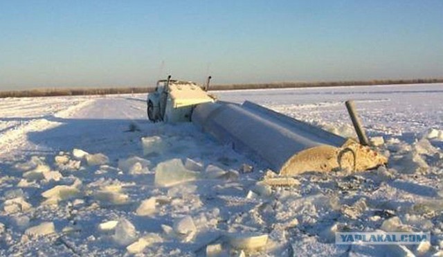 Дороги России:  автозимник.