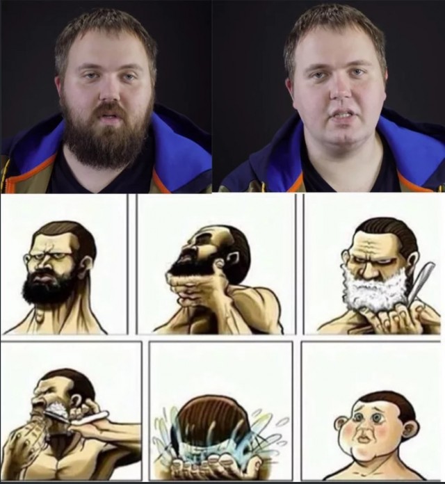Знаменитости с усами и без