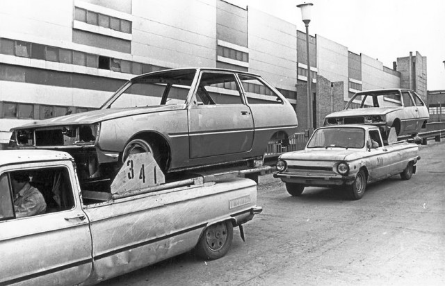 Автомобильный пост. Траспорт СССР