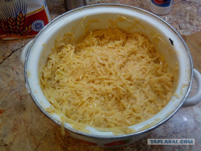 Драники с мясом.