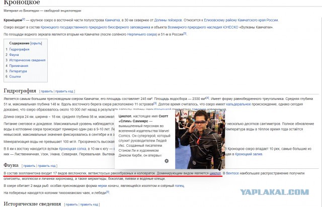 "Олигархов у нас много, а Кроноцкое озеро одно..."