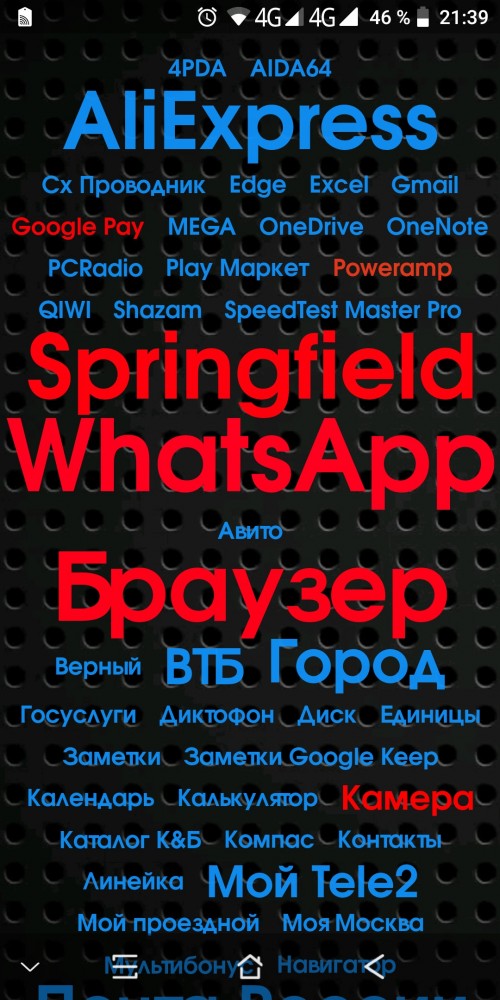 У кого что стоит на заставке телефона?
