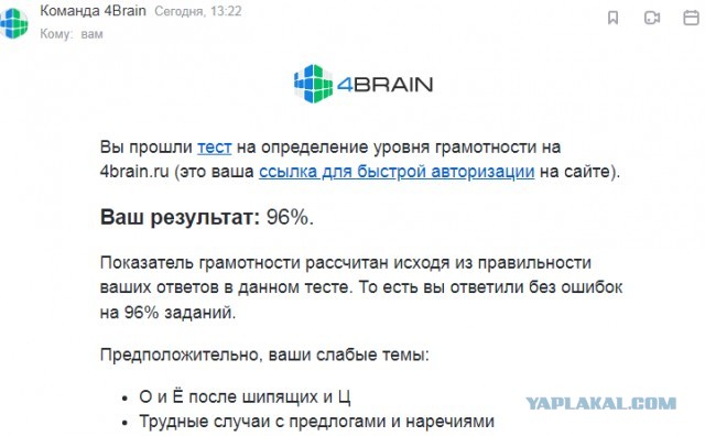 Тест на грамматику