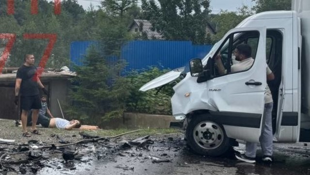 «ГАЗель» и «BMW» лобовое