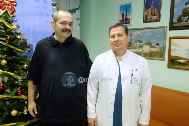 В Свердловском областном онкодиспансере мужчине удалили опухоль весом более 60 кг