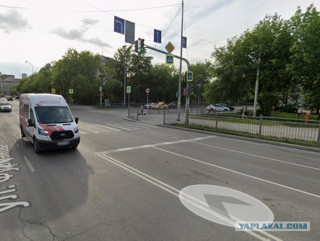 В Екатеринбурге тяжело пострадала мотоциклистка