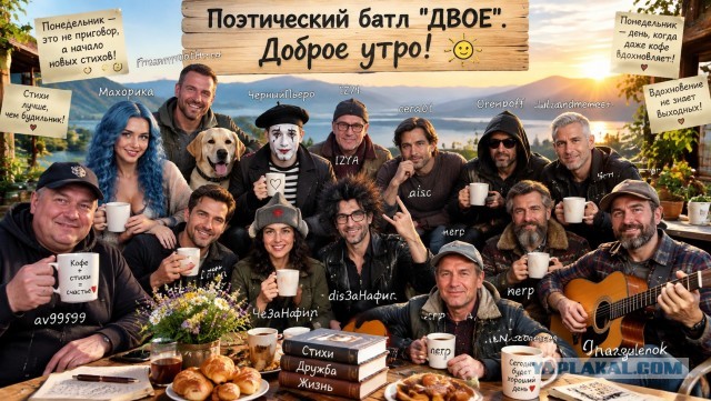 Двое, поэтический батл