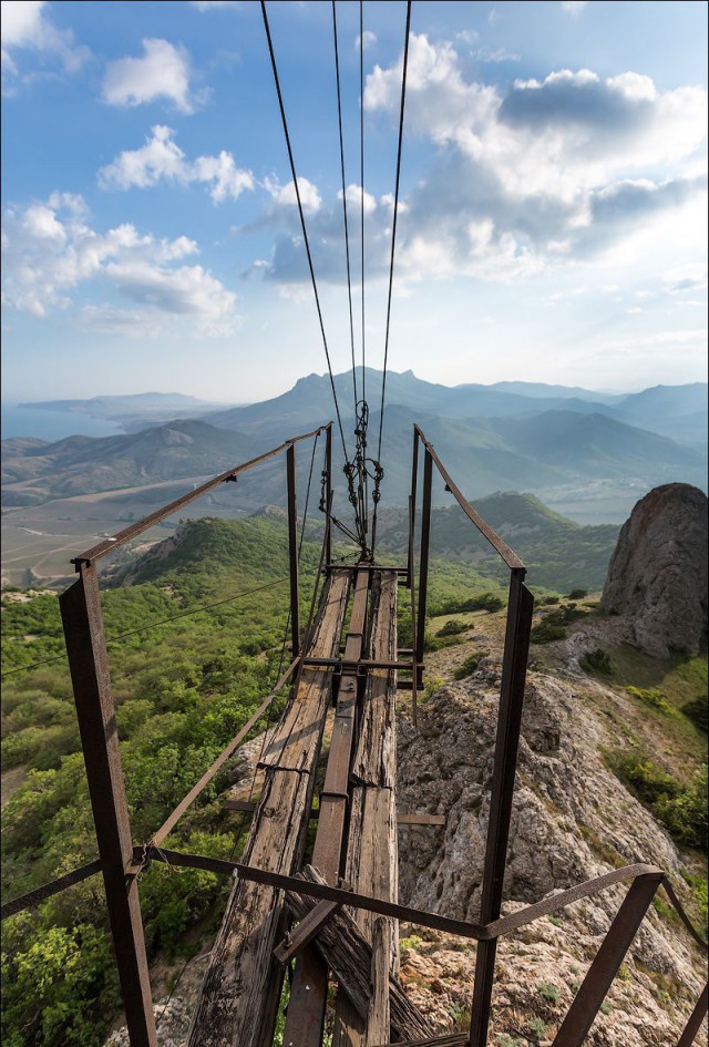 Там,где висела искусственная Луна. Остров Крым