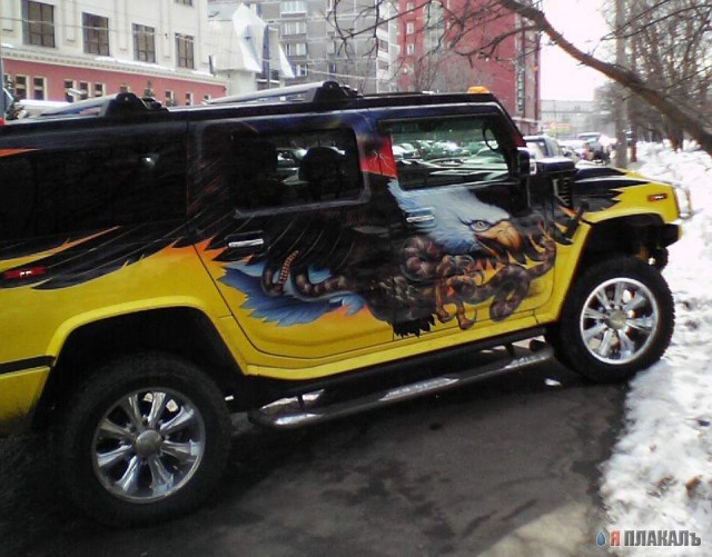 Аэрография автомобиля