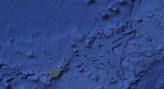 Археолог с помощью Google Earth обнаружил аномалию на дне Тихого океана