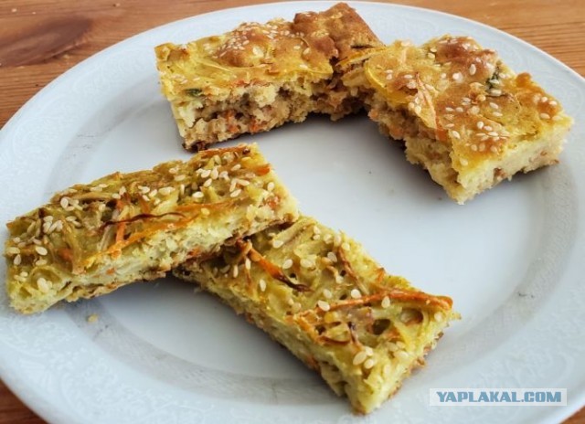 Пироги для чайников 4. Шарлотка из кукурузной муки.