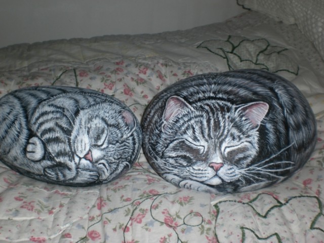 Каменные коты Маргариты.