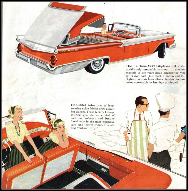 1959 Ford Fairlane 500 Galaxie Skyliner. Автопятница №51