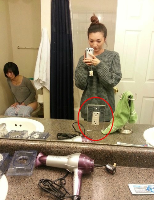 Креативно сделанная розетка