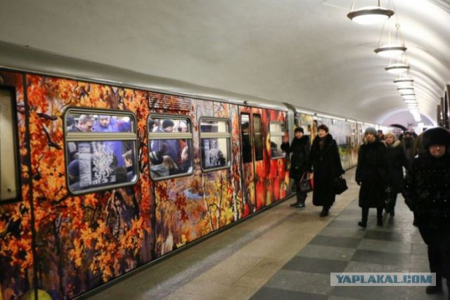 Красота в Московском метро.