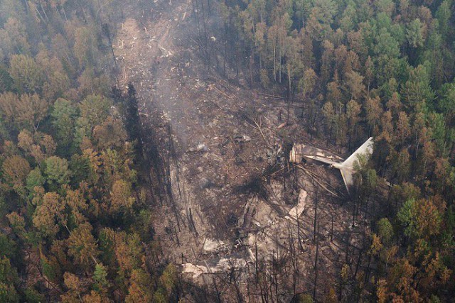 Ил-76 пропал в Иркутской области в районе лесных пожаров