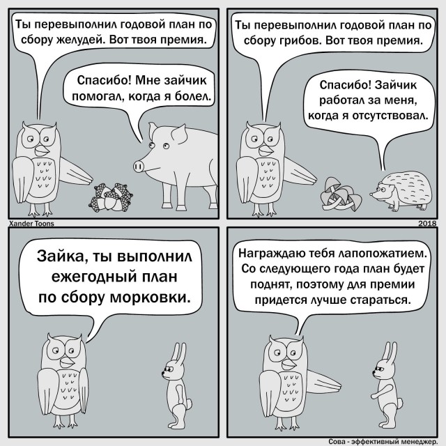 "Сова - эффективный менеджер"