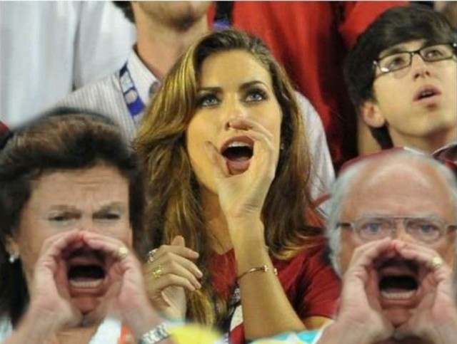 Фотожаба  Болельщица