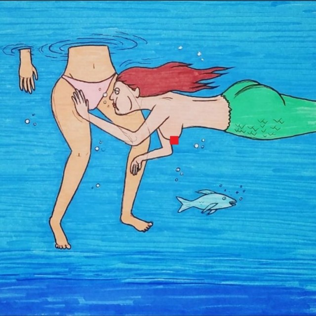 Случай на море.
