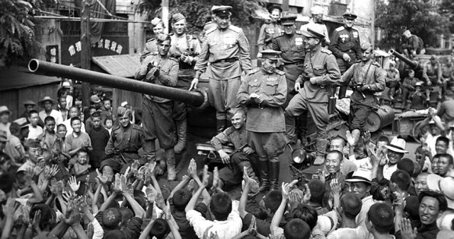 Парад Победы над Японией в Харбине, 1945 год