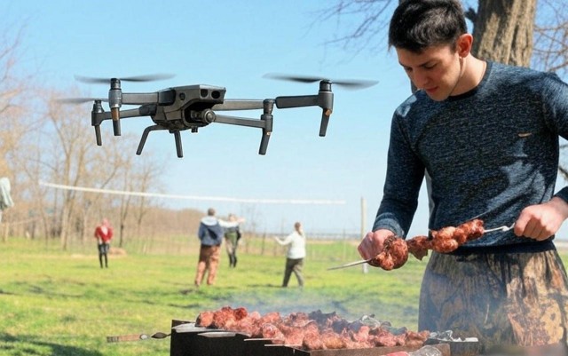 Дроны МЧС начнут следить за россиянами, жарящими шашлыки, и штрафовать за нарушения пожарной безопасности