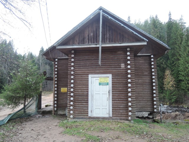 Бывшая финская ГЭС на реке Волчья (фин. Saijanjoki)