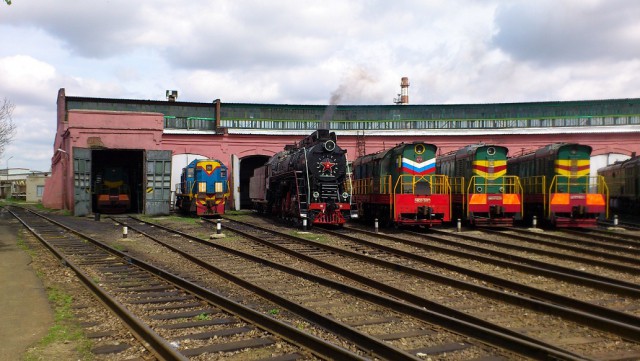 База запасных локомотивов на станции Вагино