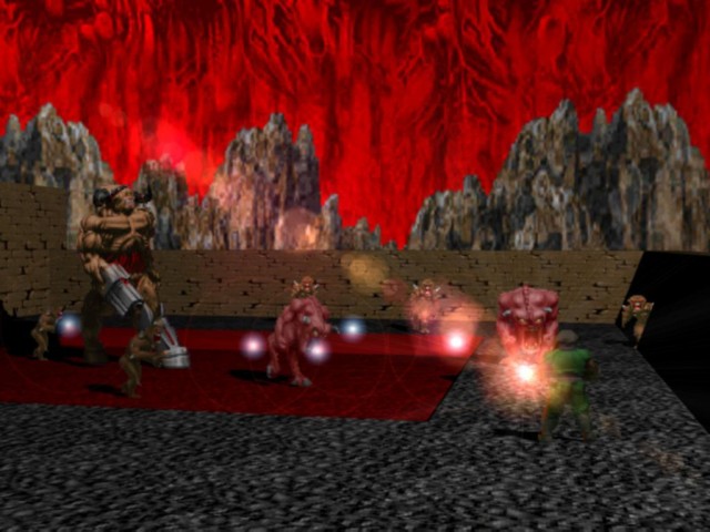 Ностальгия: Скриншоты из Doom (25 фото)