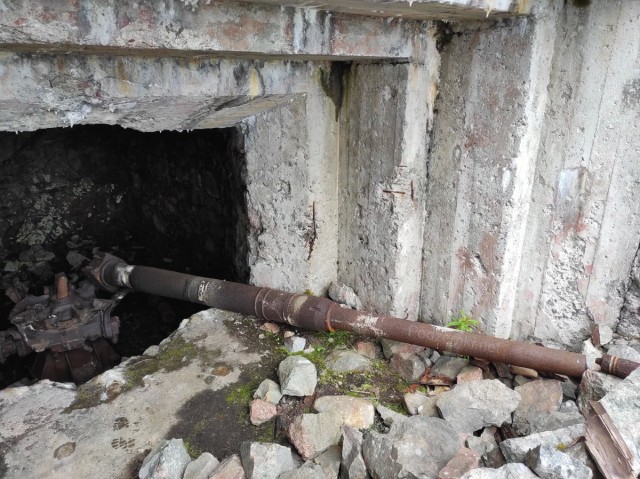 Немецкий опорный пункт Обергоф с орудием 8,8 cm Flak 36 на севере России