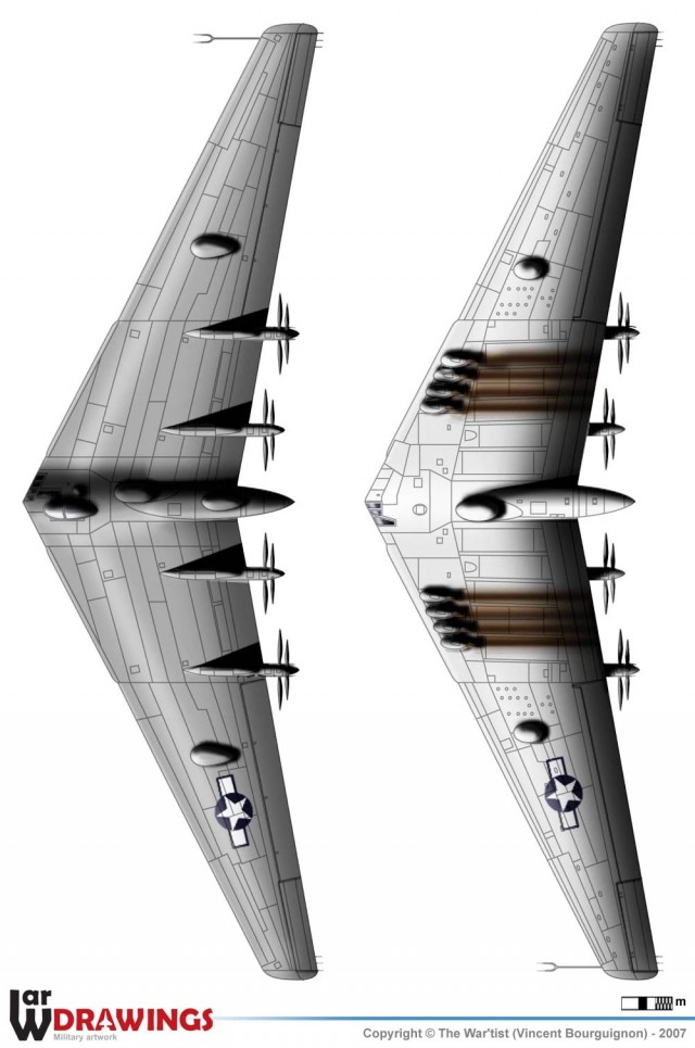 Яркие и необычные самолеты в истории. Northrop XB-35 (YB-35).