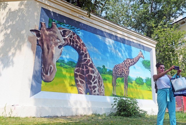 Екатеринбург разноцветный. Как уличные художники изменили унылые фасады города: фото до и после