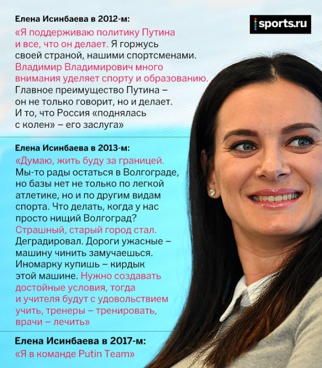 Елена Исинбаева: «Мои воинские звания носят номинальный характер»