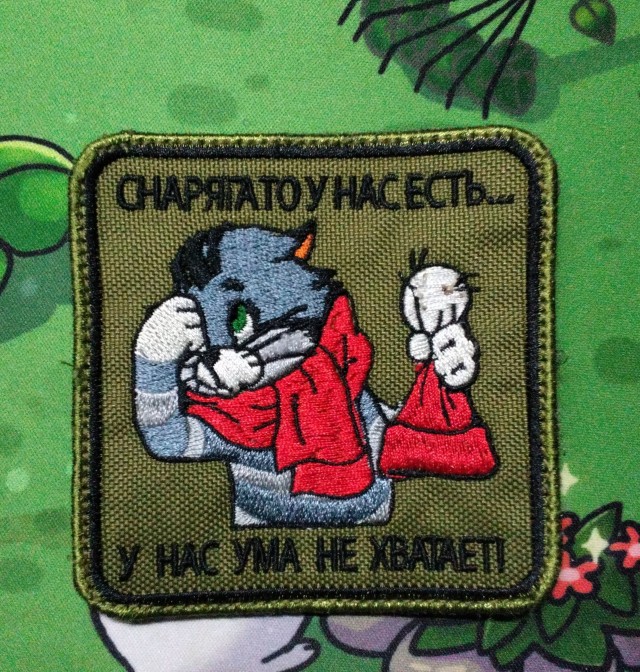 Хвастаюсь, у меня новый шеврон.