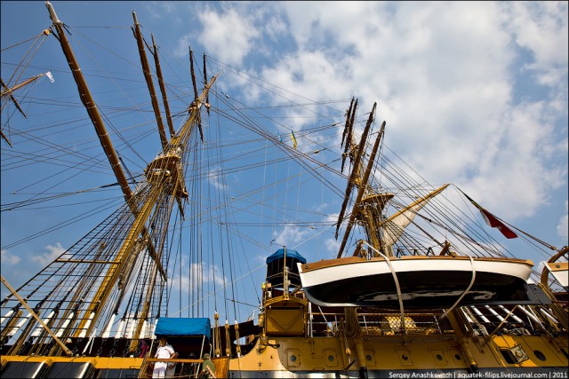 Экскурсия на парусник ВМС Италии Amerigo Vespucci