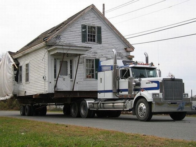 Как двигали дома. СССР, Москва, Тверская