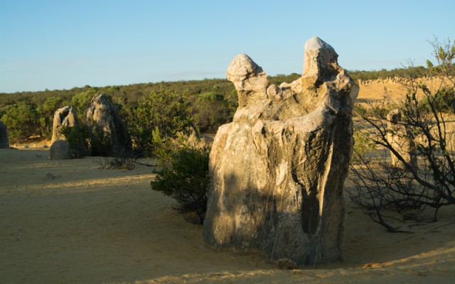 Пинаклс: пустыня остроконечных башенок. Австралия.
