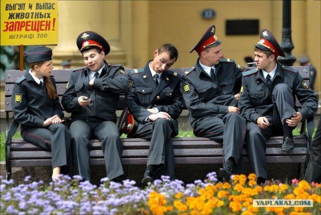 Милиция нас бережет!