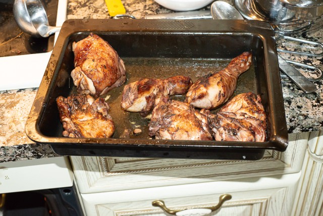 Кулинария: Жареная курица с французским акцентом.