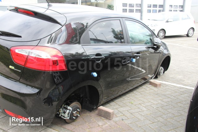Кража в голландском автосалоне KIA