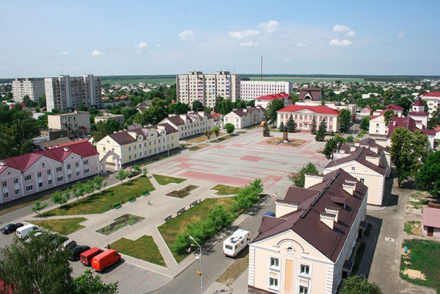 Как выглядят малые города в Белоруссии.
