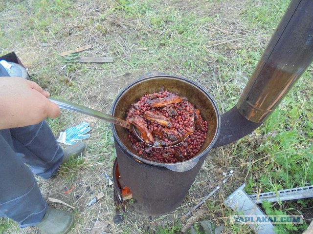 Фасольная похлебка с копченостями
