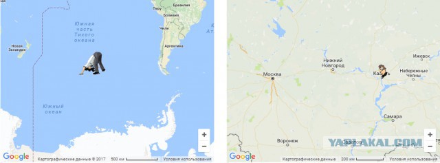 Cоздана карта, показывающая, где вы окажетесь, прорыв Землю насквозь
