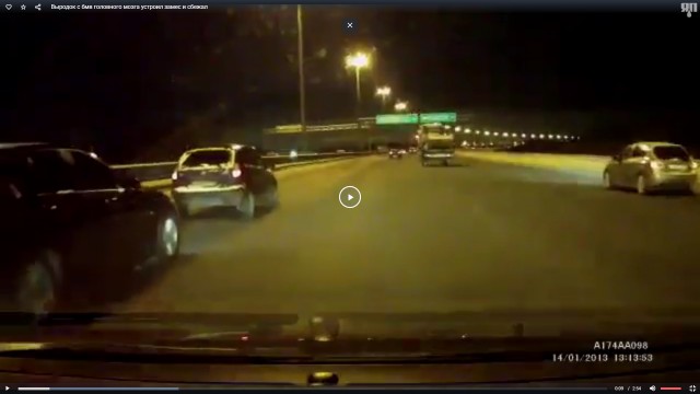 Выродок с бмв головного мозга устроил замес и сбежал!