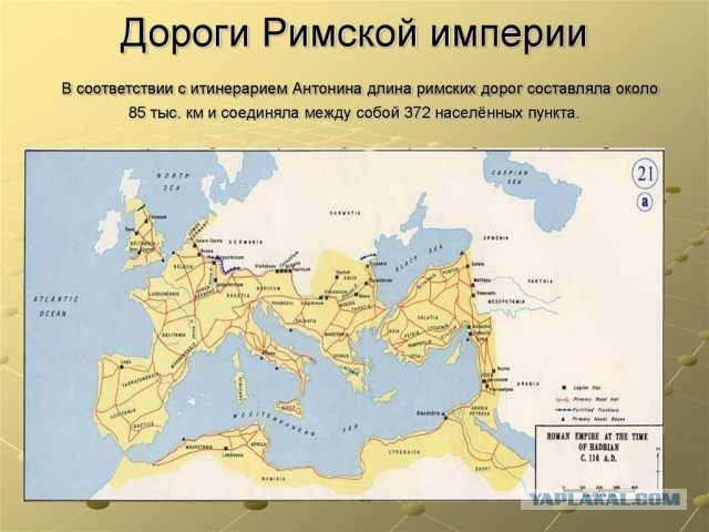 Строительство римских дорог
