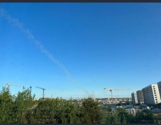 О звуках взрывов сообщают жители подмосковного Красногорска и Одинцова