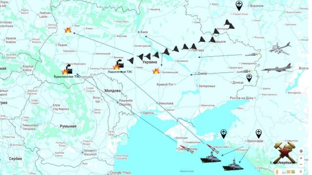 Сегодня ночью ВКС России изменили тактику.