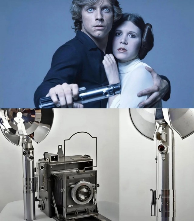 Оказывается световые мечи это рукоятки от фото вспышек Graflex 1930 годов
