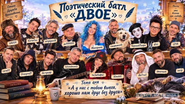 Двое, поэтический батл