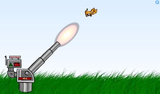 Kitten Cannon - закинь кошака подальше!!!