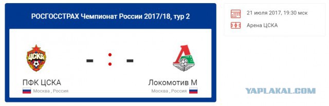Футбол. Чемпионат России. Суперкубок и начало чемпионата 2017-2018